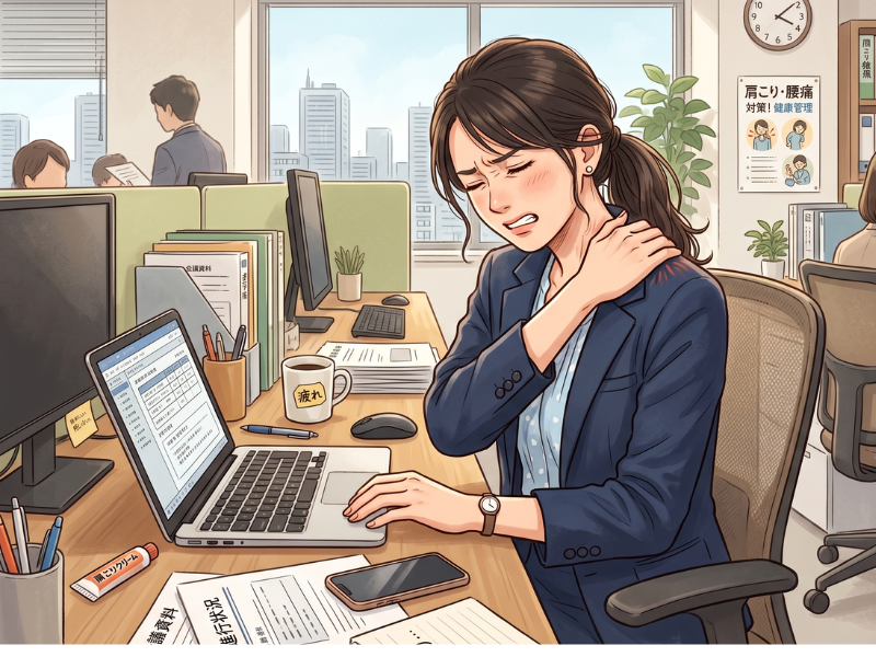 肩こりの悩み